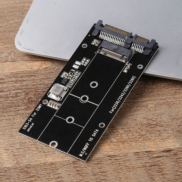 Msata Ssd 2.5 Sata 6.0 Adapter Converter  M2 Sata Adapter Card B Key Ngff  Ssd - 2.5 - Aliexpress