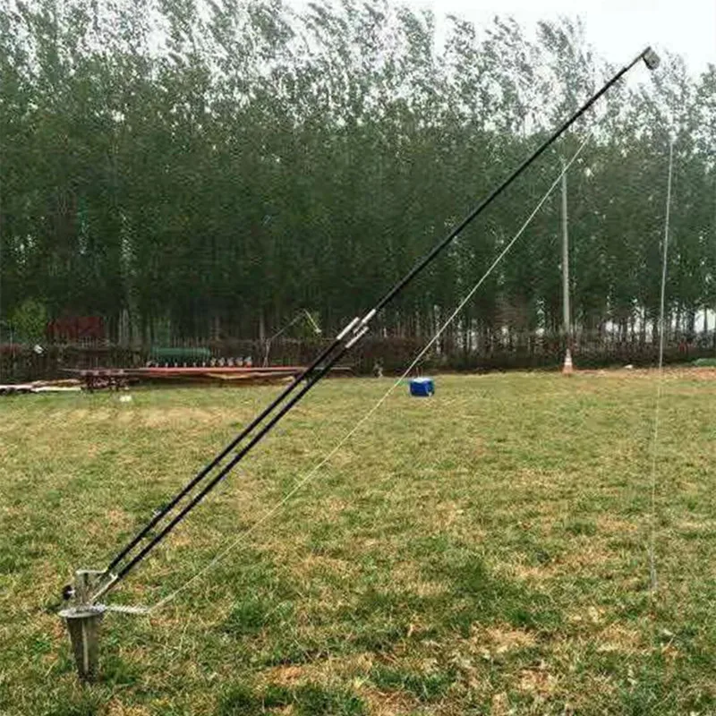 Dog Training Dog Bite Boom Stainless Steel Base Wire Rope Fiber Rod Durable Double Row Bite Rod Pet Training Agility Supplies