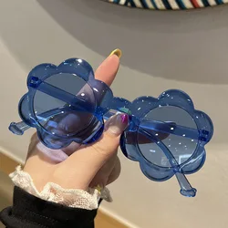 Chic Kids' UV400 Square Sunglasses (D - Blue)
