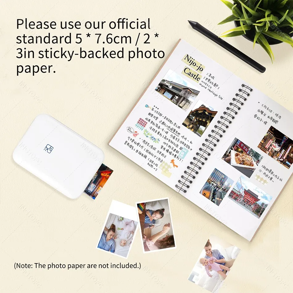MT53 Color Photo Portable Printer Mobile Phone Mini Handheld