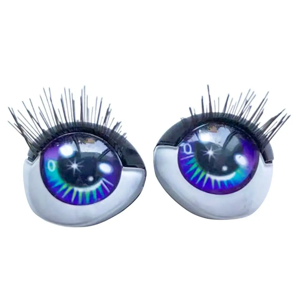 Multi-Color DIY Toy Accessories Self Matching Face Eyes 3D Eyes Eyelashes Doll Eyes