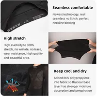 DAREVIE Base de cyclisme Laye petite taille Compression sans couture 2023 sous-vêtements à manches longues respirant vtt vélo de route gilet à manches longues 4