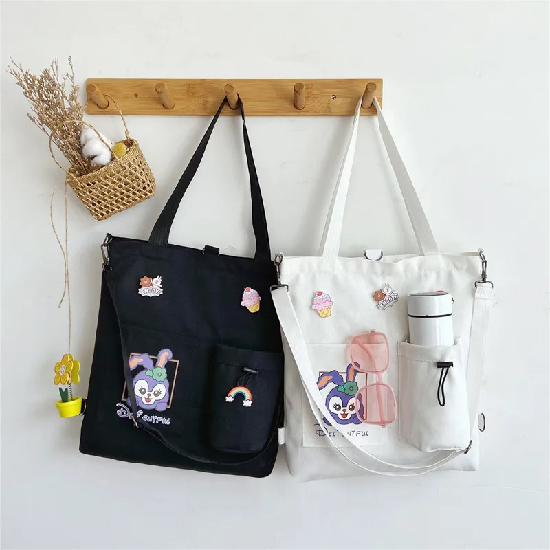 

Сумка на плечо женская с принтом планеты, парусиновая сумочка-мессенджер с несколькими карманами, чемоданчик кросс-боди в Корейском стиле, 2020