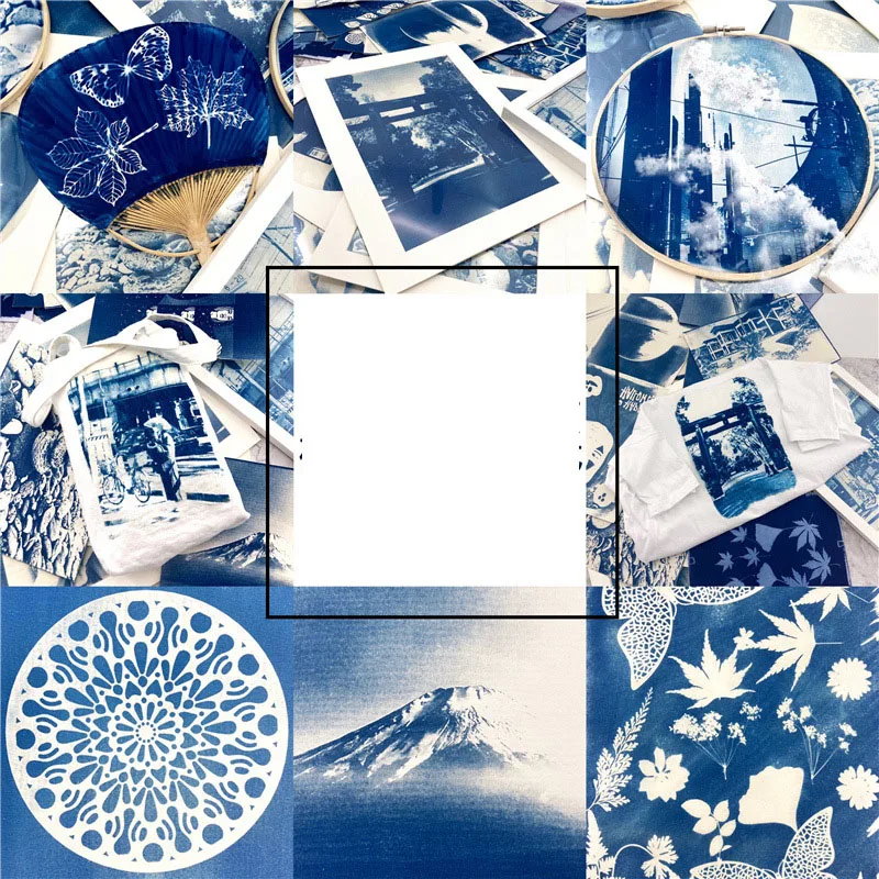 Cyanotype Printing DIY Kit for Reproducing Photographs Documents Maps