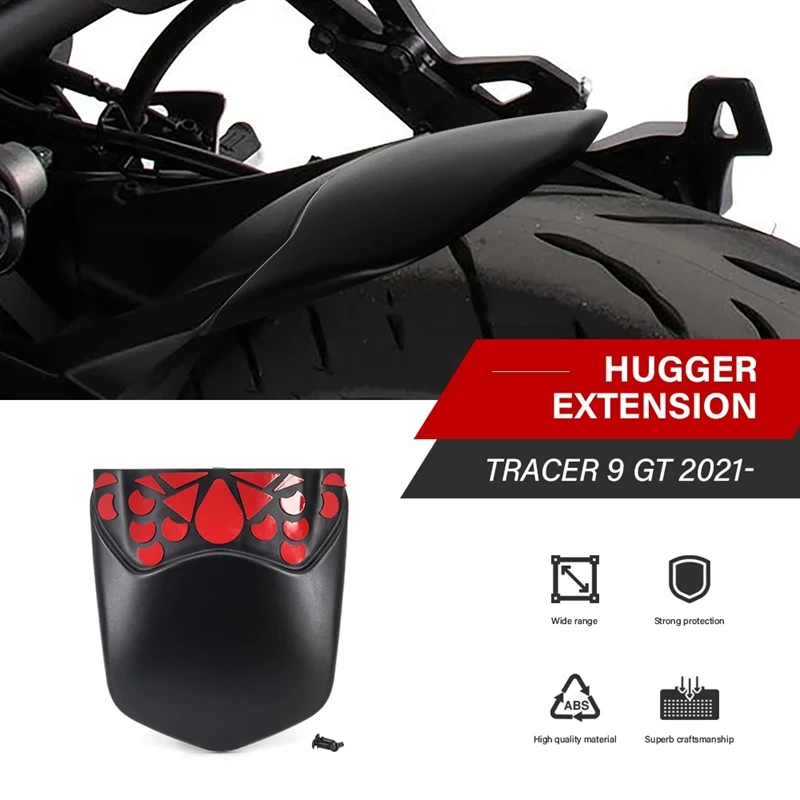 

Motorcycle Accessories Rear Fender Mudguard Extender Hugger Extension Refit For Yamaha Tracer 9 GT 2021