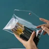 Makeup Bag Clear Organizer Cosmetic Bags Travel Portable Brush Case Storage Set PVC Transparent Pen Bath Toiletry Wash 4
