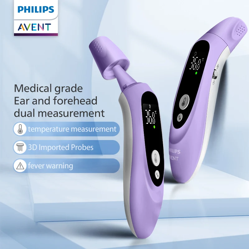 PHILIPS AVENT digit infrared Measure body temperature ear thermometer forehead thermometer baby adult Electronic