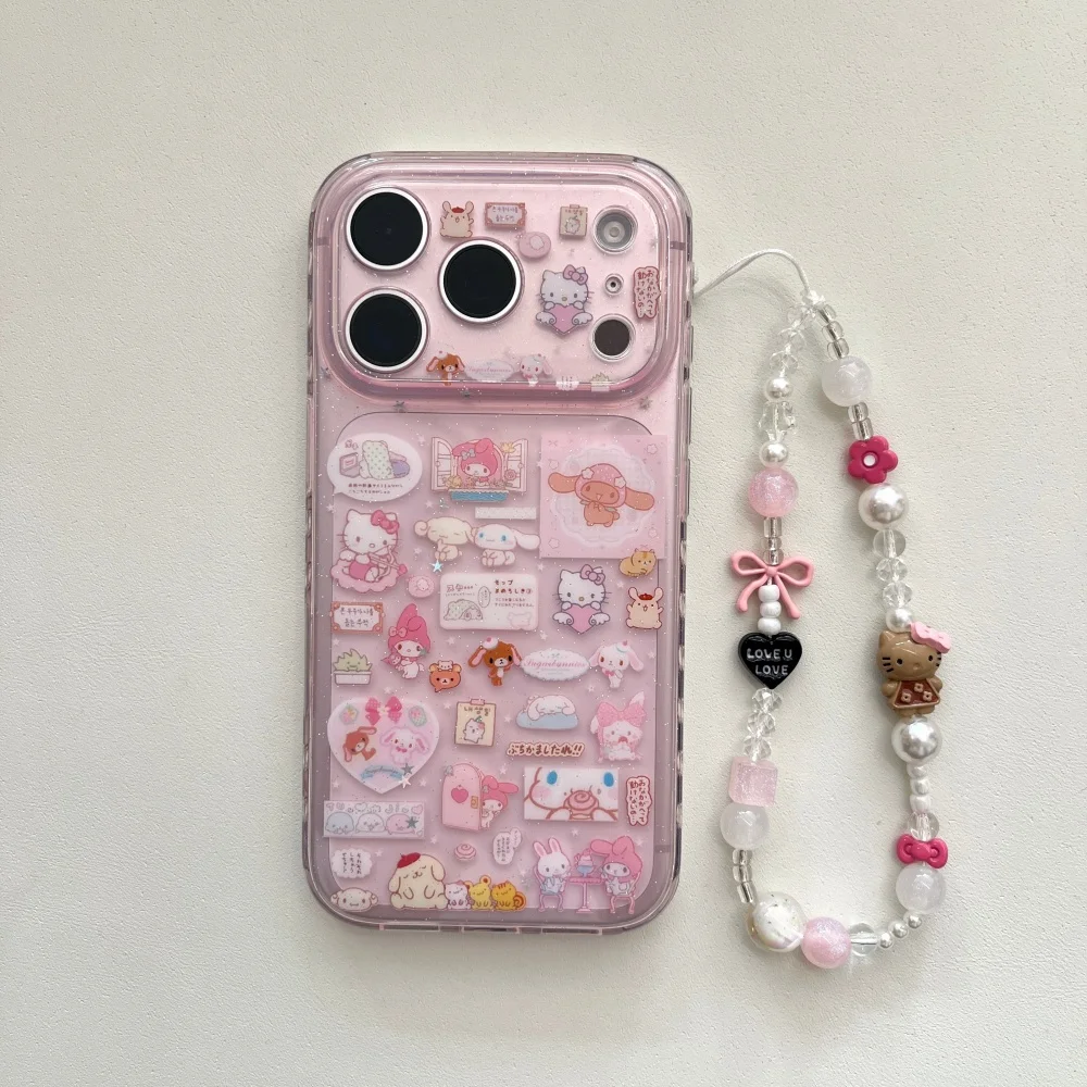 Hello Kitty Melody Cartoon Pink Phone Case image 11