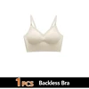 Soutien-gorge sexy dos nu pour femmes, sous-vêtements plongeants en forme de U, soutien-gorge Push Up sans couture, coupe triangle, lingerie sexy, été