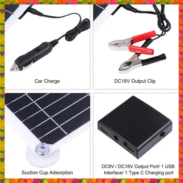 Promotion! 200W Solar Panel Kit Solar Panel High Efficience Travel & Phone Boat Portable 12V Battery Charger With Controller 3