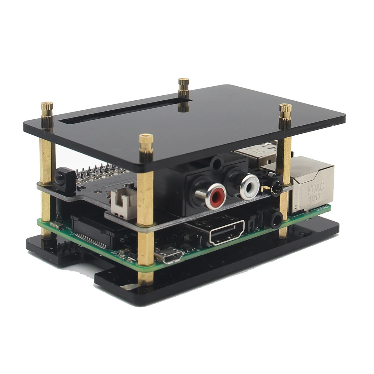 Raspberry Pi Case Universal Acrylic Stackable For Raspberry Pi 5 / 4 Model B / 3 B+ 3B 2B
