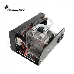 FREEZEMOD Industrial Water Cooling Module 3D Printing Medical two Fans. water cooling kits,computer components SLMZ-V-T