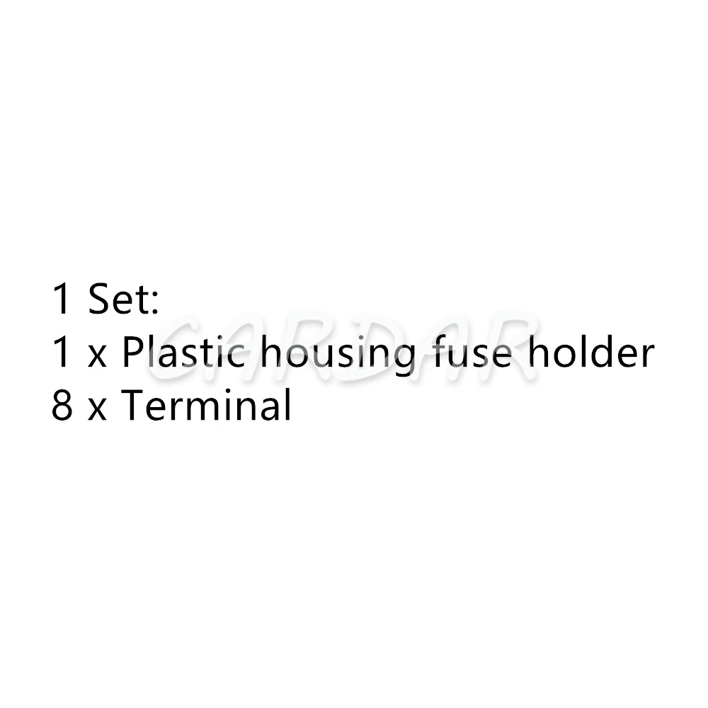 1 Set Automotive Circuit Controller Box Relay Fuse Box Assembly