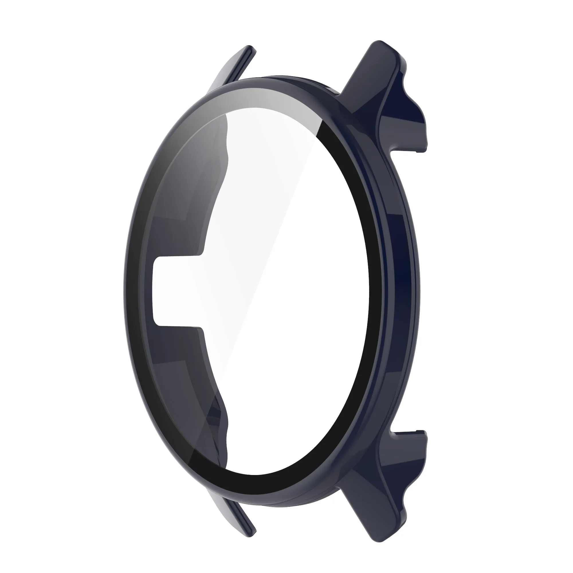 Tempered Glass Screen Protector Case for Smartwatch - Full Coverage Protective Shell