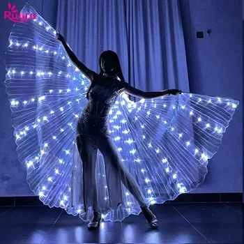 LED Wings Belly Dance Costume - Shining Isis LED Lamp Wings for Adult & Child - Perfect for Halloween and Dance Performances 1