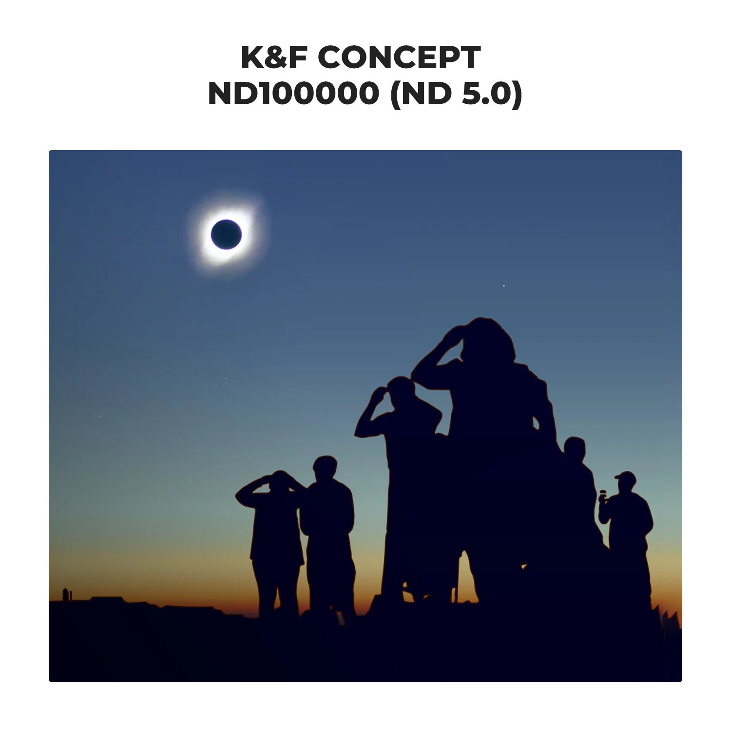 Solar Filter ND100000/ND1000000 16.6/20-Stops Solid Neutral Density Layer Photography Filter Nano-K Series 49mm-95mm