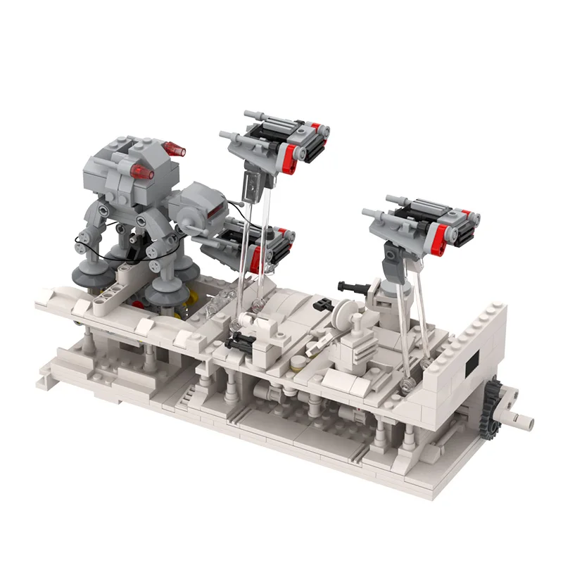 

Новый набор строительных блоков Moc 75014: Битва за хот клон, мини Экшн-фигурки, игрушки