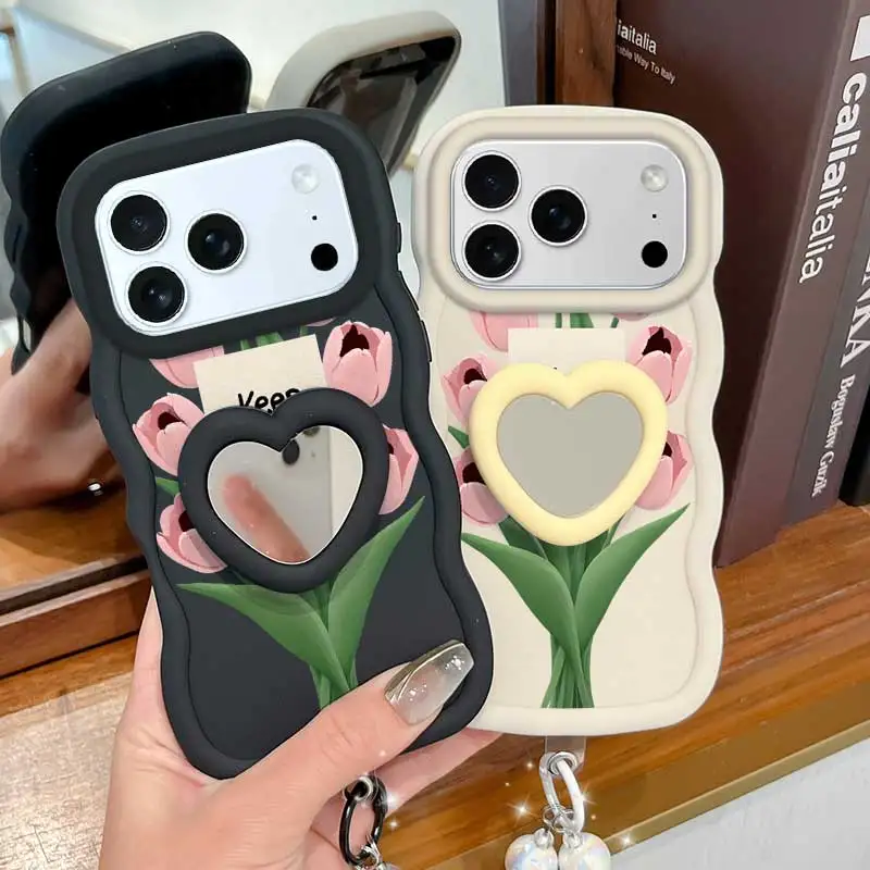 Stay Happy Phone Accessory Set: Phone Case, Lanyard & Stand