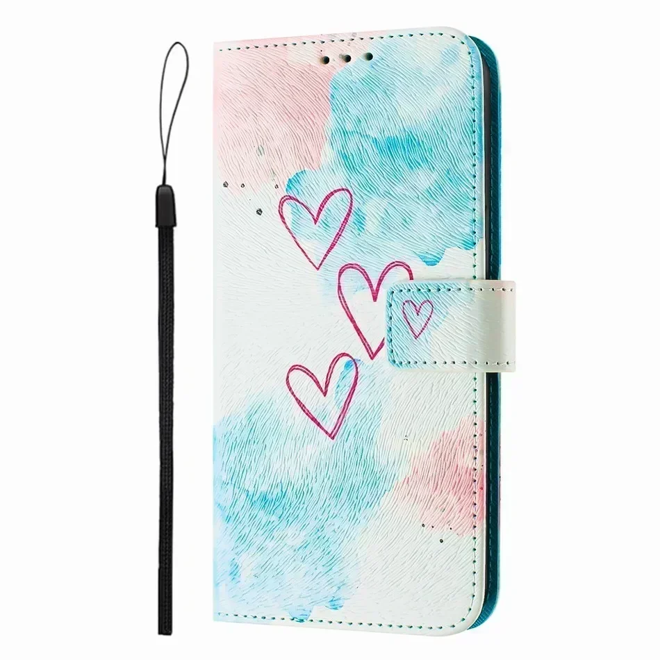 Marble Daisy Painted Phone Case