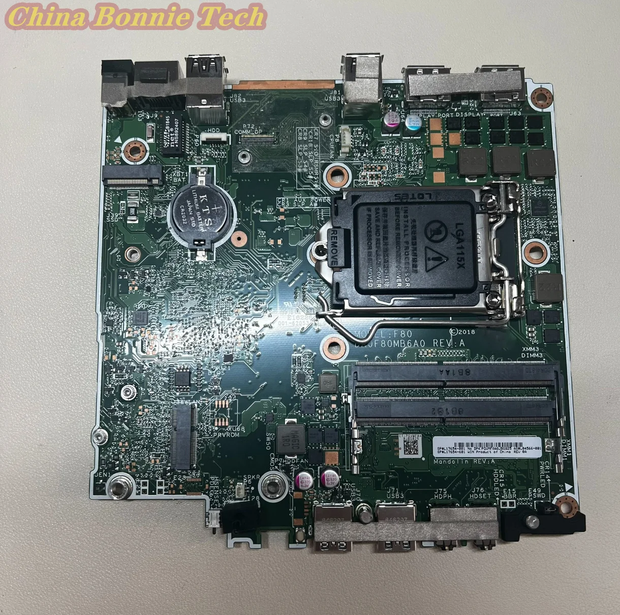 L17654-001/601 L04566-001 Da0F80Mb6A0 Per Scheda Madre Pc Desktop Hp Prodesk 400 G4 Dm