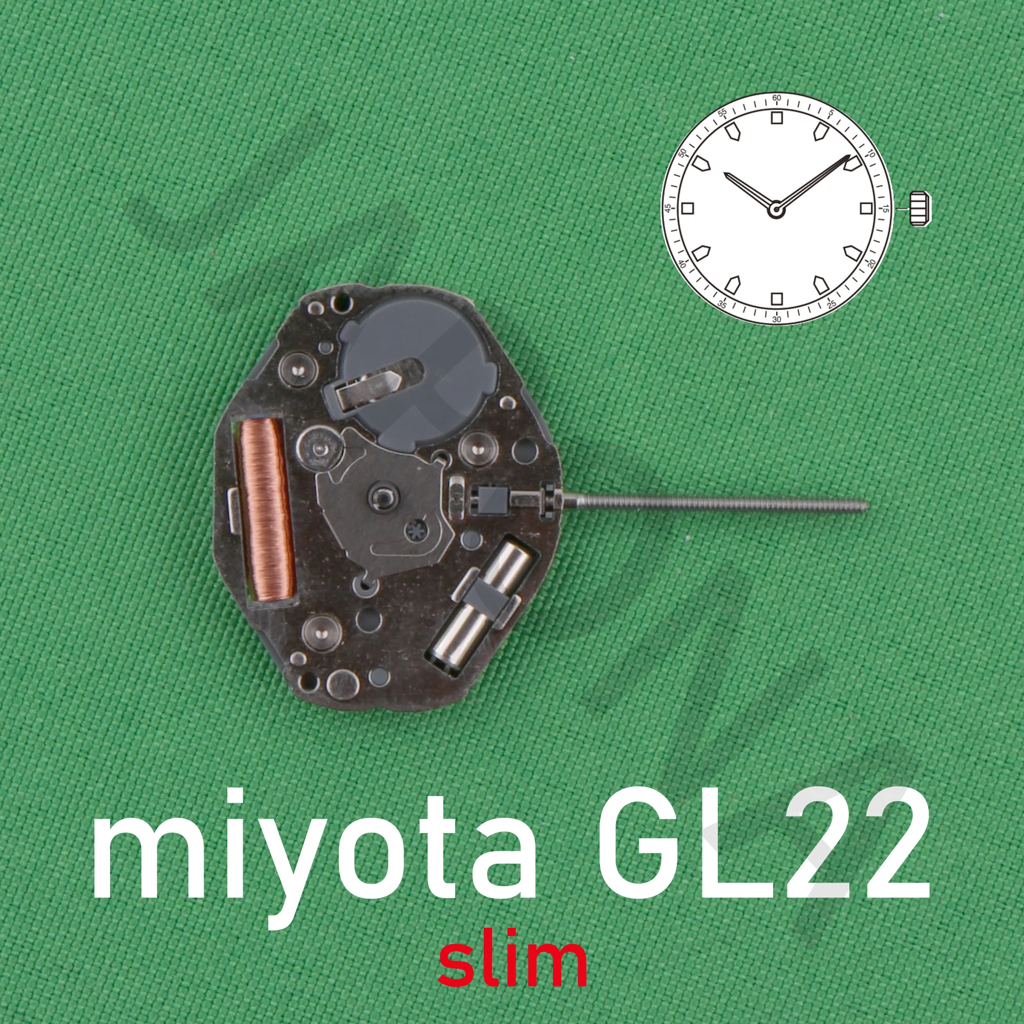 GL22 무브먼트 일본 MIYOTA GL22 무브먼트 슬림 무브먼트