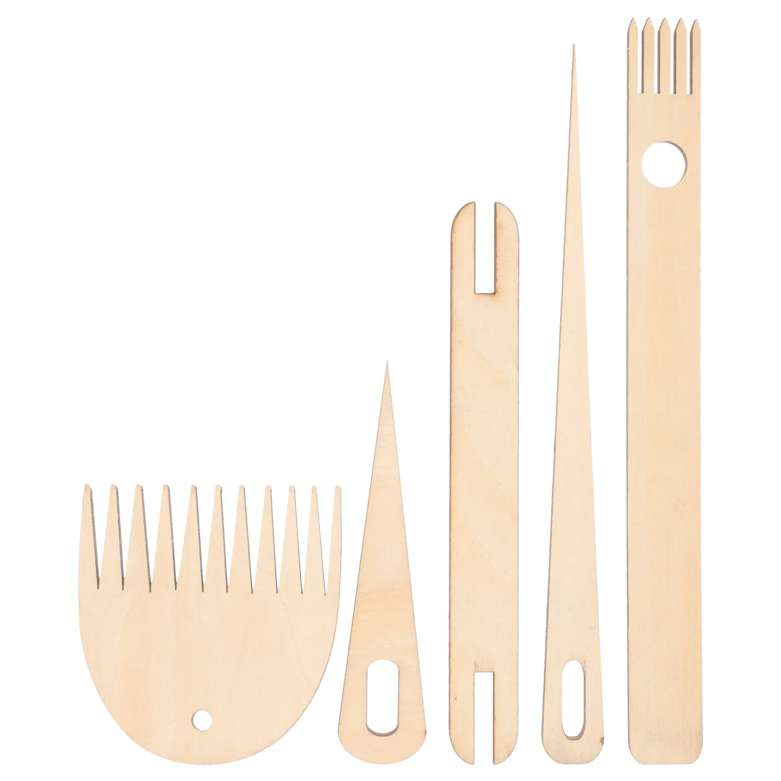 

1 Set Wooden Weaving Crochet Shuttles Weaving for DIY Crafts Wood Weaving Tools