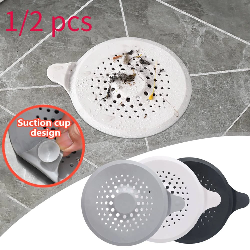 Bathroom Sink Strainer Hair Catcher Shower Drain Cover Catch Hair 1