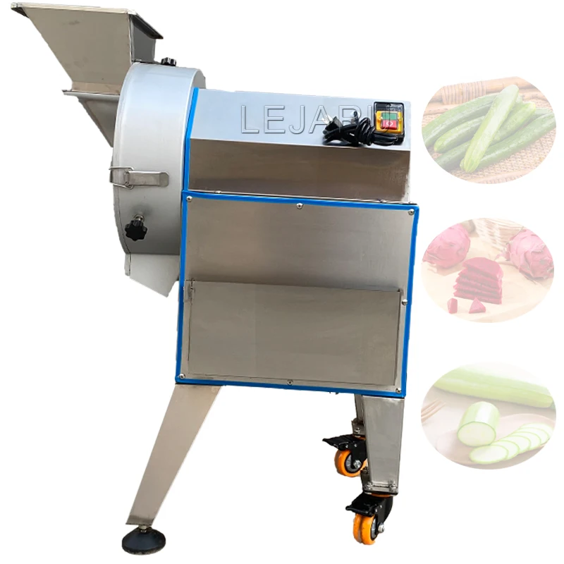 

Restaurant Vegetable Slicer Commercial Electric Vegetable Cutter Food Processor Potato Chips Carrot Melon Dicing Cutting Machine