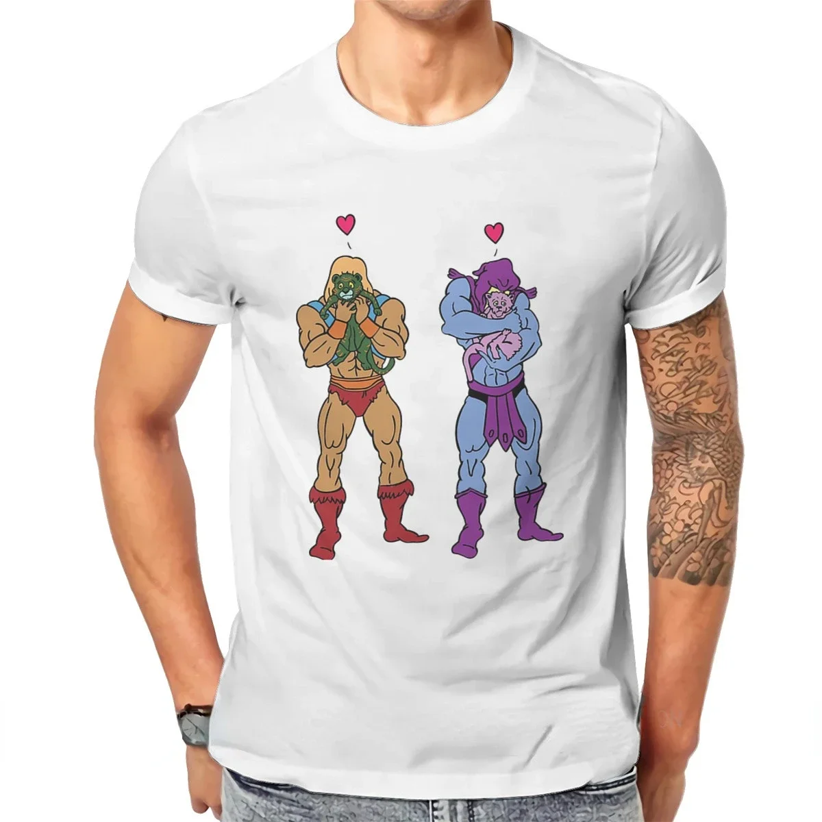 style3 Snake Mountain Gym T-Shirt da Uomo Master Universe skeleto, Dimensione:, Colore:Nero
