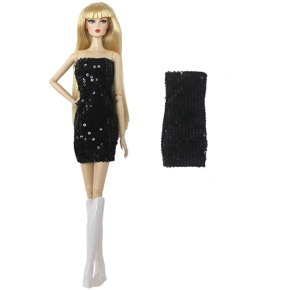 Mix Doll Dress 11.5 Inch Doll Clothes Coat Shiny Beauty 30 CM Doll Dress Party 3