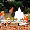 Halloween Solar Pathway Lights Waterproof Ghost Pathway Lights Halloween Solar Lights Outdoor Halloween Decorations Halloween 1