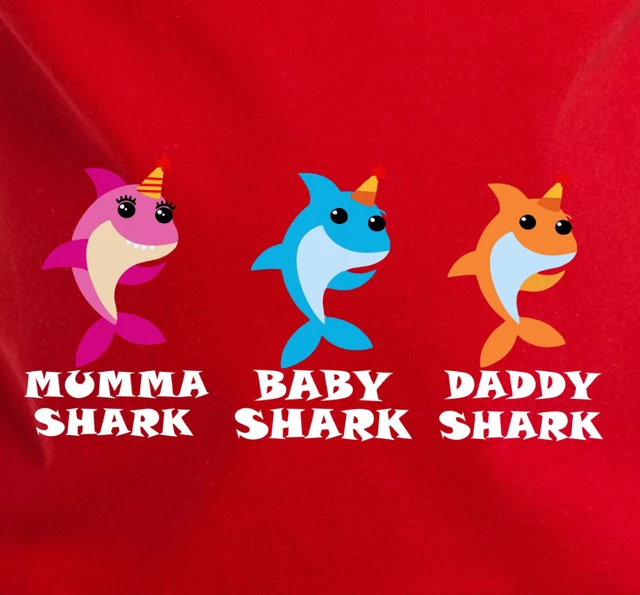 Mom Dad Baby Shark