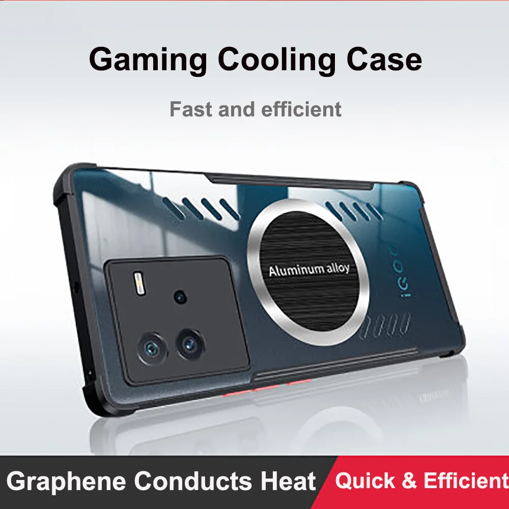For Vivo Iqoo Neo 6 Case 5g Aluminum Alloy Heat Dissipation Shell For