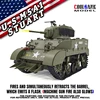 COOLBANK 1:16 RC Tank High Speed Drift RC Cars Stuart M5A1 Light Tank Military Vehicles Off Road Car Tanks Model hobby Toys Boys 4