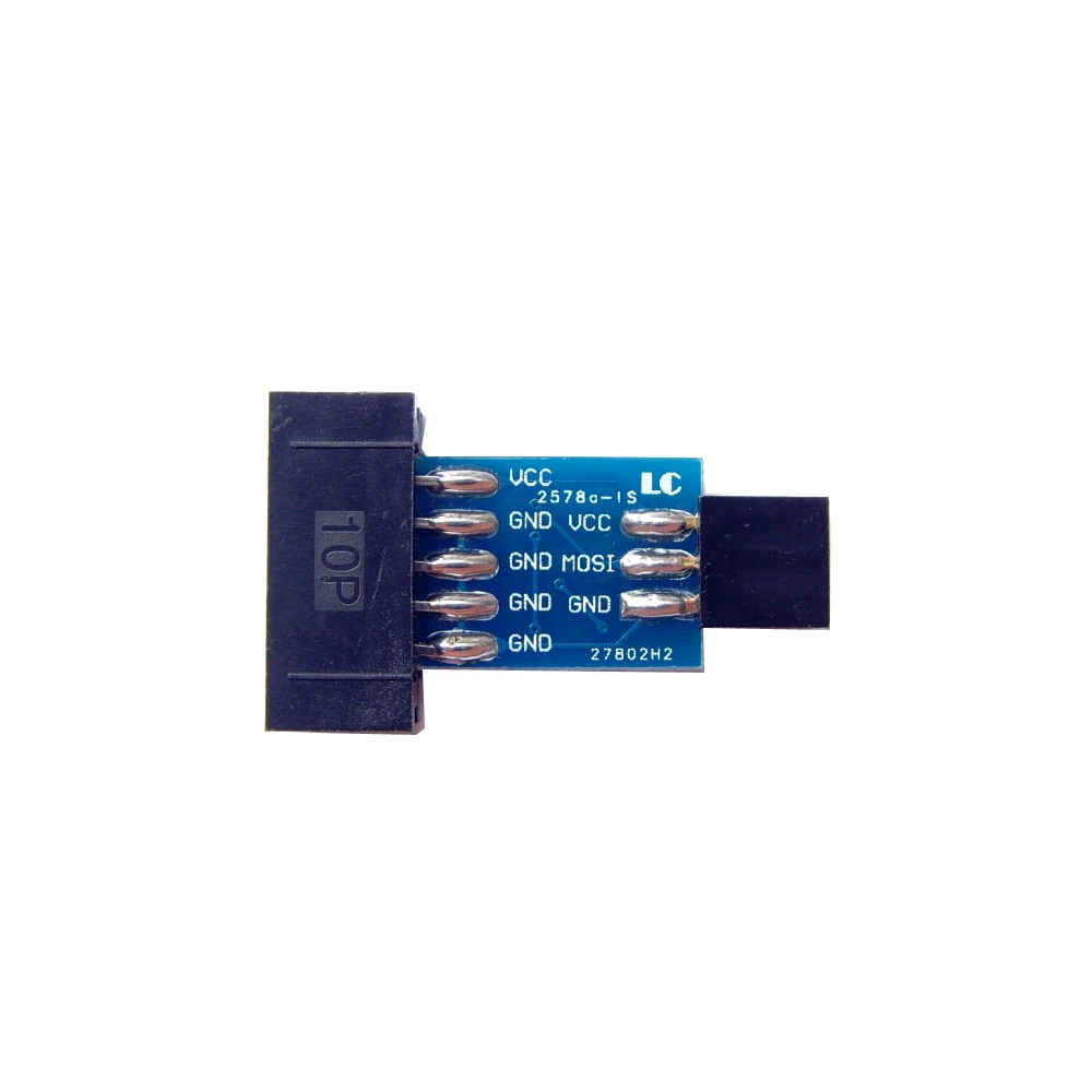 

10pcs 10 Pin to 6 Pin Convert Standard Adapter Board for AVRISP USBASP STK500 AVR Arduino ISP Interface Converter Board