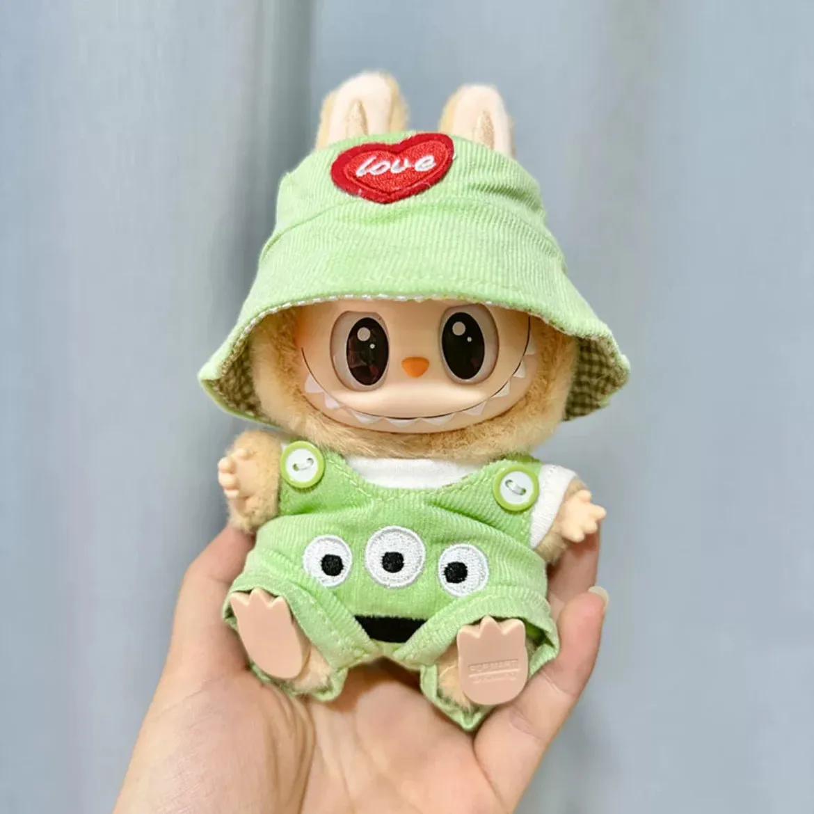 thumbnail image 1 of Hot Original Labubu Monster Have A Seat Series Cute Rabbit Spirit Doll Toy Ornaments Only Clothes Cute Doll Toy Birthday Gift, 1 of 5