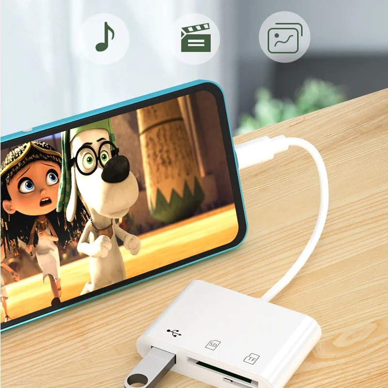 아이패드 프로 화웨이용 C타입 어댑터, TF CF SD 메모리 카드 리더기, 컴팩트 플래시 USB-C, 맥북 USB C타입 카드 리더기