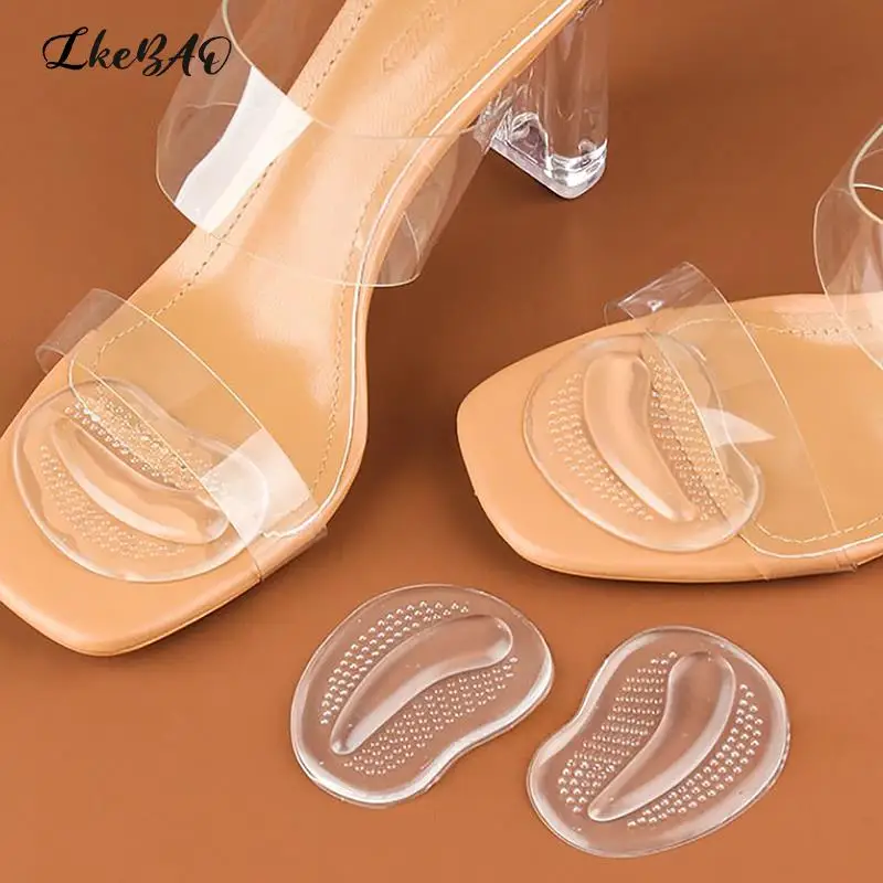 

1 Pair Women Forefoot Orthopedic Insoles Soft Silicone Gel Cushion Shoes Insoles Relieve Foot Pain Metatarsal Support Insert Pad