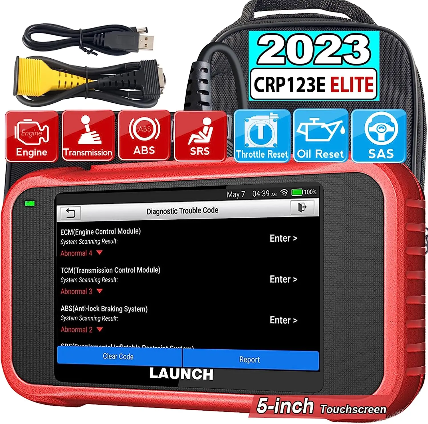 LAUNCH X431 CRP123E Diagnostic Tools PK CRP123X CRP123 OBD2 Car Scanner OBD OBDII Engine ABS