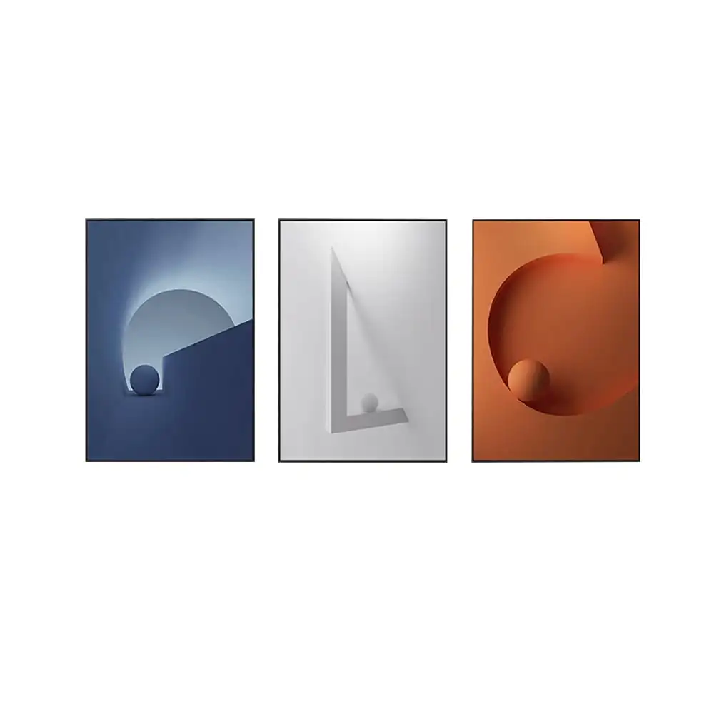 Modern Minimalist Colours Canvas Painting 3D Effect Geometric Pictures Poster Prints Abstract Art Home Decor Wall Art Picture abstract oil paintings