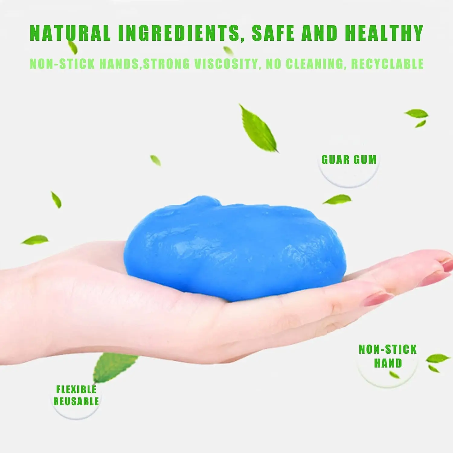 Car Cleaning Gel Air Vent Dust Cleaner Gel Household Office Auto Laptop Keyboard Multifunction Gap Cleaning Dust Remover
