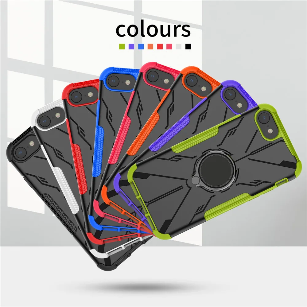 Per Apple Iphone Se 3 5G Custodia Anello Di Lusso Cover Posteriore Armatura Custodia Antiurto Per Apple Iphone Se 2020 Se3 Custodia Per Telefono Iphon