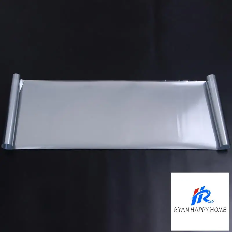 10X Solar One Way Reflective Mirror Privacy Window Film Stop Heat Sticker 30 X 100Cm, Silver