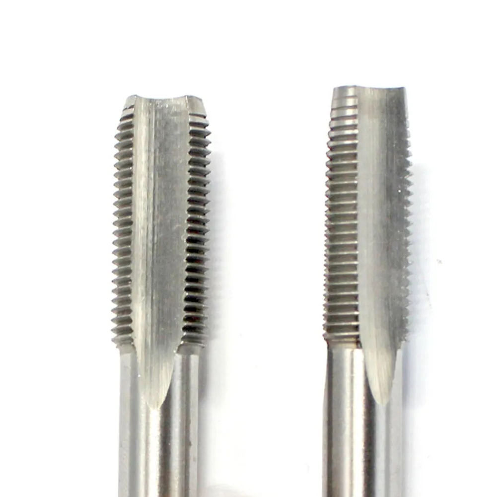 금속 가공 탭 M10 x 1mm 미터법 테이퍼 HSS 드릴 공구 기계 탭, 고경도, 스테인레스 스틸 및 철에 적합, 2개