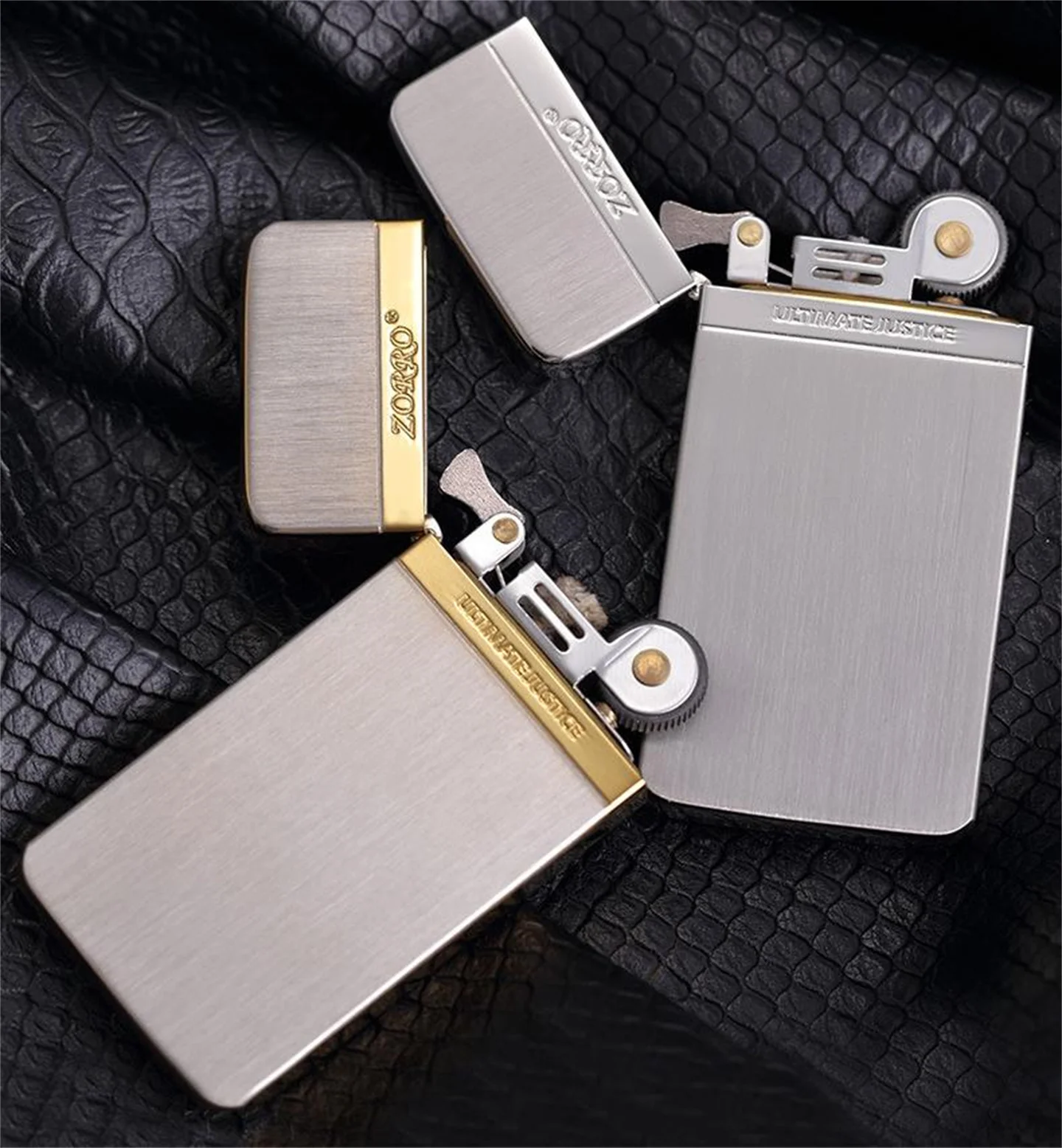 Kerosene Lighter Waterproof Sealed Pure Copper Ultra-Thin Large Lighter Pure Copper