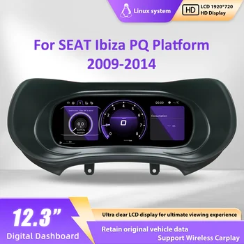 Velocímetro para SEAT Ibiza Plataforma PQ 2009-2014, Kit de Actualización de Panel de Instrumentos, Cabina Virtual 1