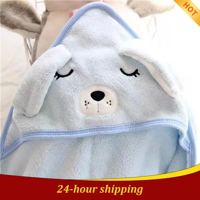 

Toddler Baby Hooded Towels Newborn Kids Bathrobe Super Soft Bath Towel Blanket Warm Sleeping Swaddle Wrap for Infant Boys