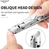 Stainless Steel Nail Clipper Double-sided Nail Cutter Professional Manicure Cutters Portable Travel Manicure Tools For Women 3