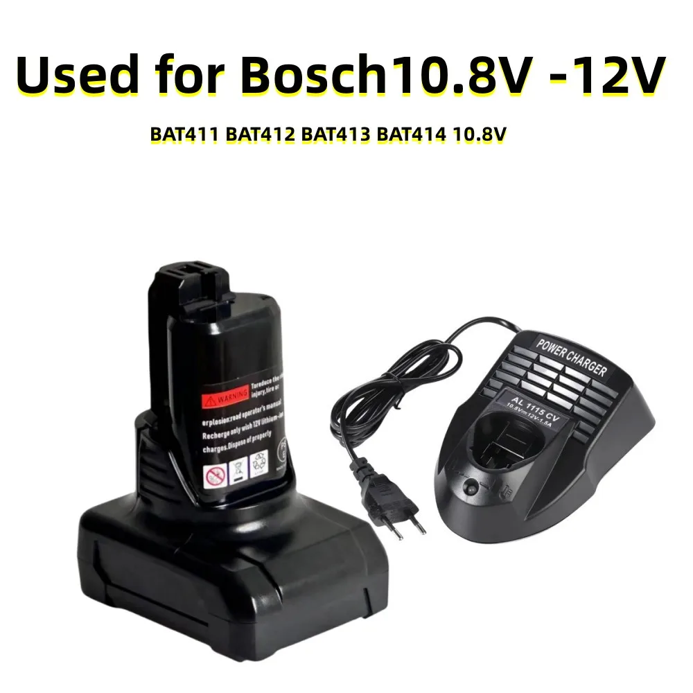 Batteria Al Litio 12V 6000Mah Bat420 Batterie Di Riche Per Bosch Bat411A Bat412 Bat413 Bat412A 10.8V Max Utensili Elettrici A