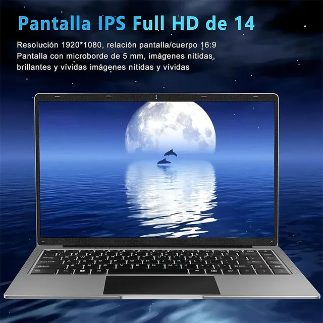 WOZIFAN-PC portable ultraléger avec écran de 14 pouces, Windows, Intel, SSD  de 128 Go, 6 000 Go, 1 To, 5000mAh, 1080 FHD, 2.4G + 5G, Wi-Fi, HDMI, doré  - AliExpress